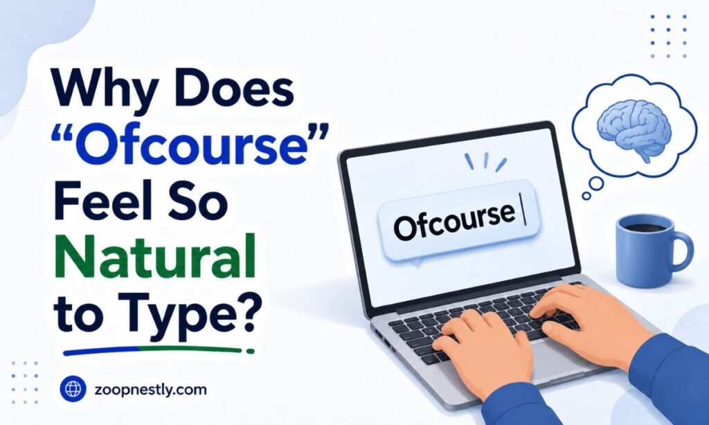 Why Does Ofcourse Feel So Natural to Type