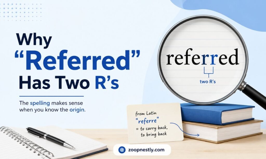 Why "Referred" Has Two R's