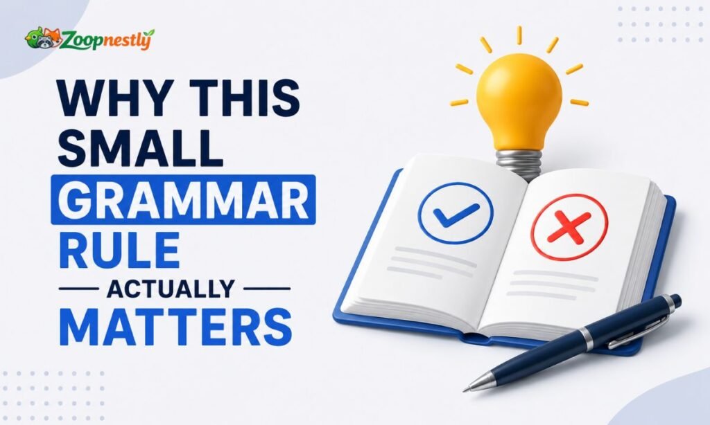 Why This Small Grammar Rule Actually Matters