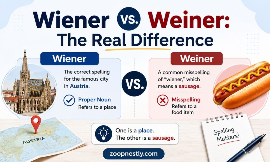 Wiener vs. Weiner The Real Difference