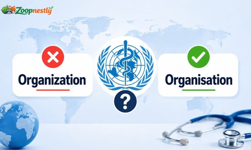 World Health Organization or Organisation?