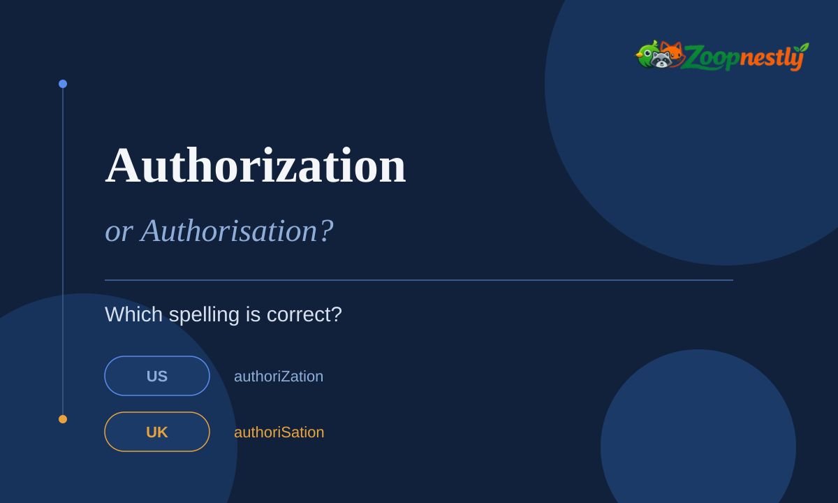 Authorization or Authorisation: Which Spelling Is Correct?