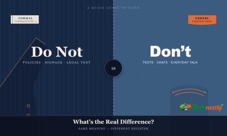 Do Not vs Don t What s the Real Difference