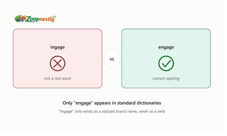 Ingage vs Engage Which Spelling Is Actually Correct