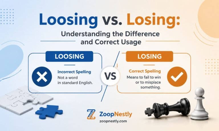 Loosing vs. Losing: Understanding the Difference and Correct Usage