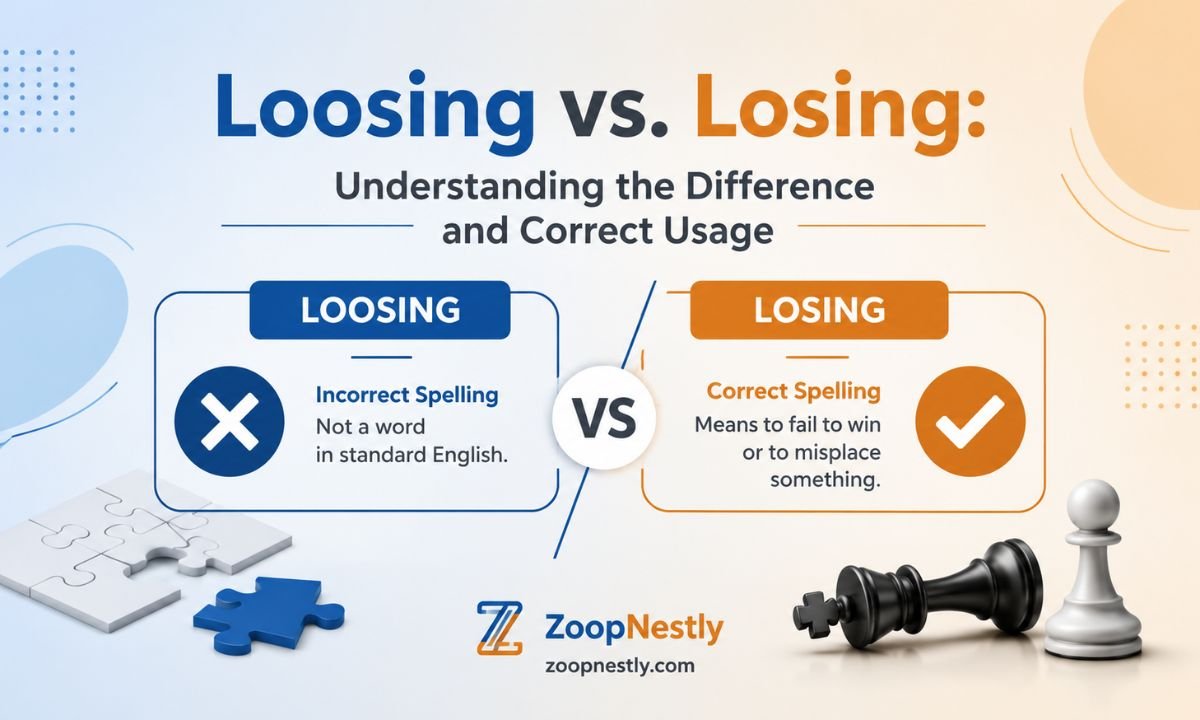 Loosing vs. Losing: Understanding the Difference and Correct Usage
