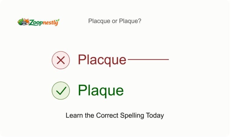 Placque or Plaque Learn the Correct Spelling Today