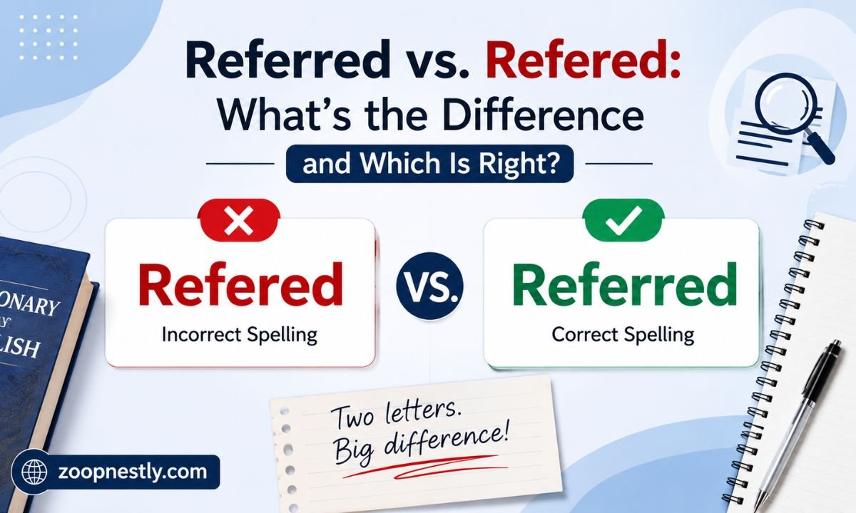 Referred vs Refered: What’s the Difference and Which Is Right?
