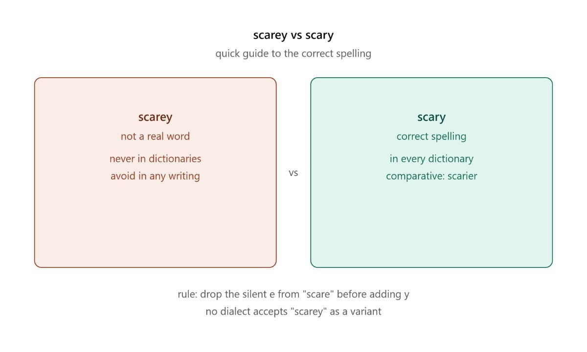 Scarey vs Scary: Quick Guide to the Correct Spelling