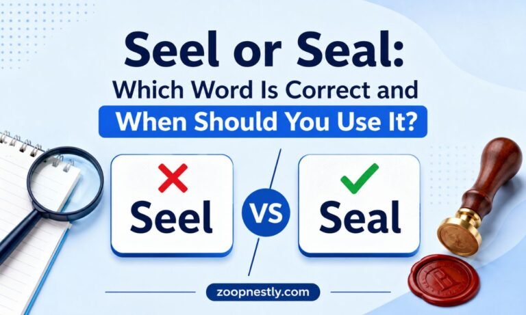 Seel or Seal: Which Word Is Correct and When Should You Use It?