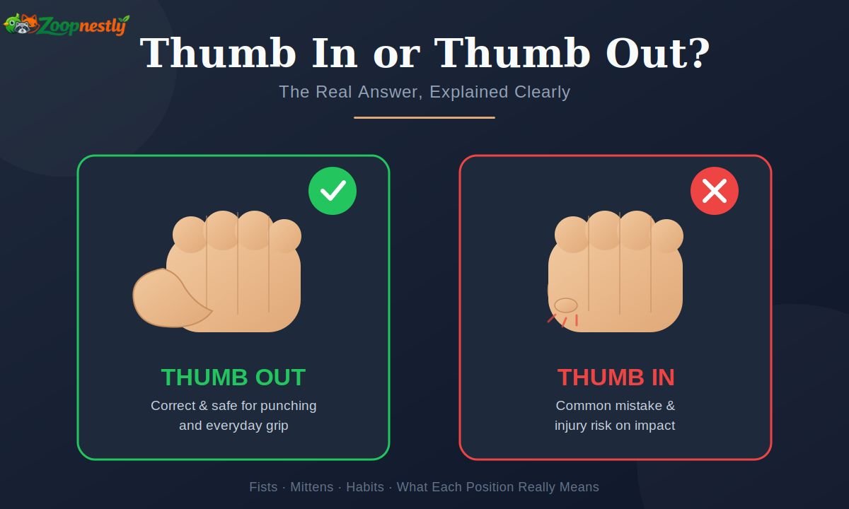 Thumb In or Thumb Out The Real Answer, Explained Clearly