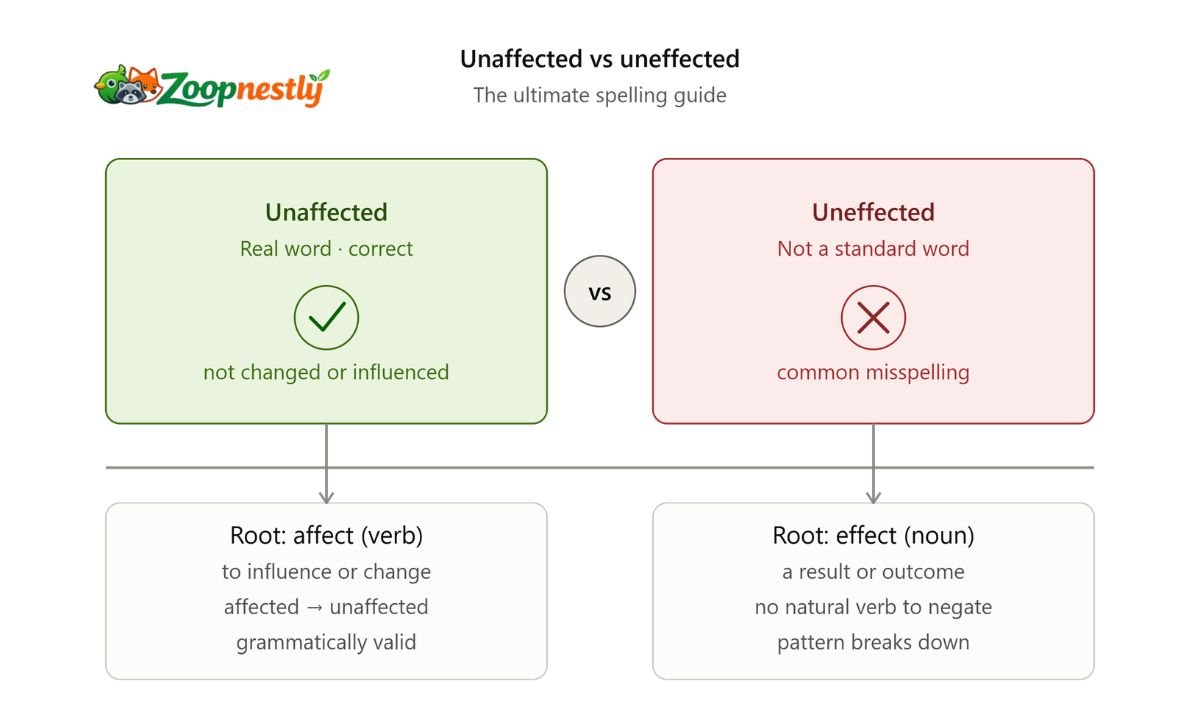 Unaffected vs Uneffected The Ultimate Spelling Guide