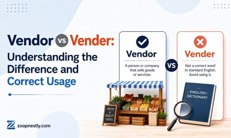Vendor vs Vender: Understanding the Difference and Correct Usage