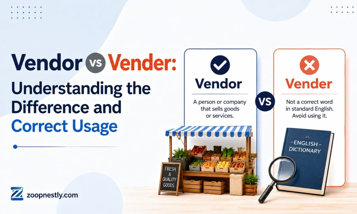 Vendor vs Vender: Understanding the Difference and Correct Usage