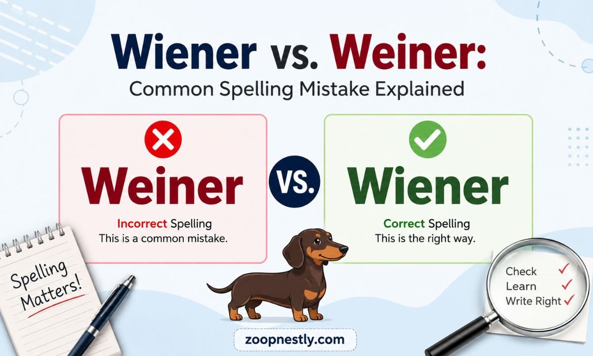 Wiener vs. Weiner: Common Spelling Mistake Explained